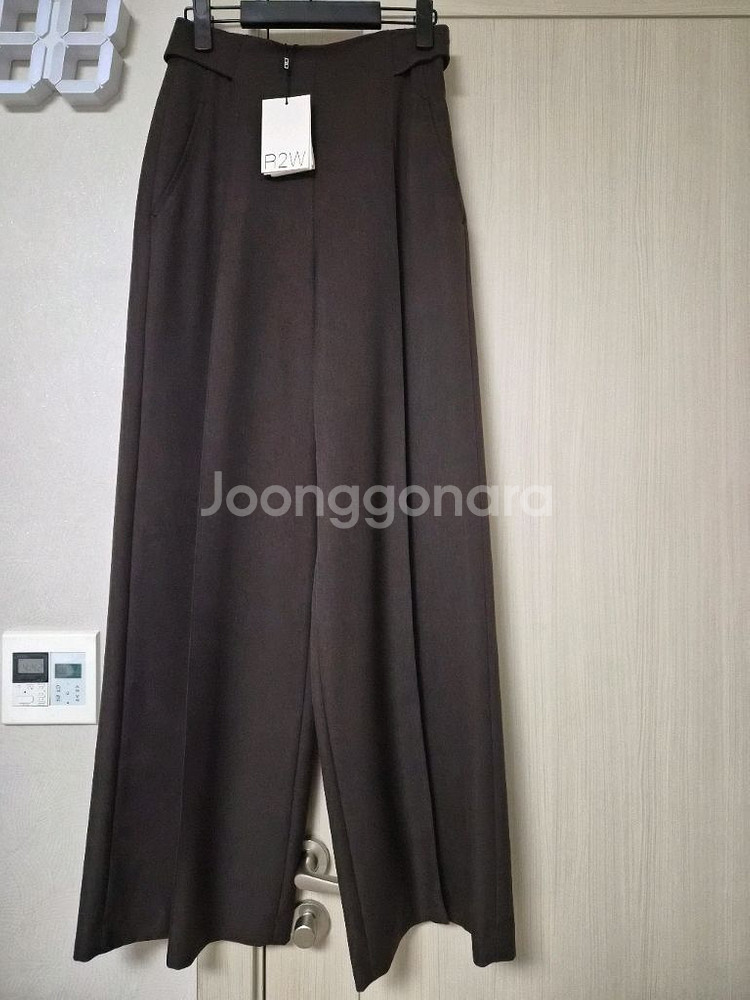 (최종할인가) R2W 카리사와이드팬츠 브라운 2(M)--7