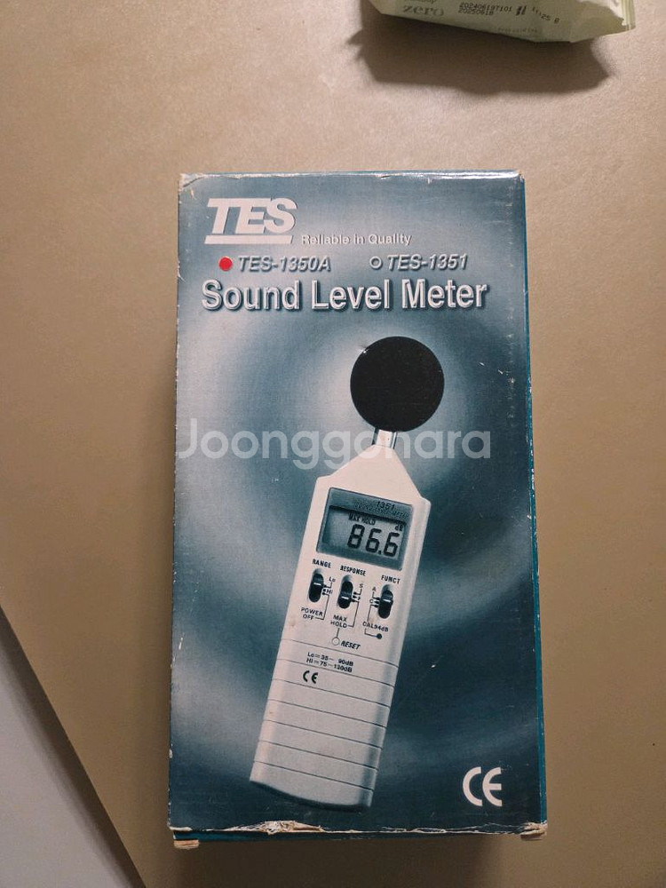 TES 1350A 소음측정기--0