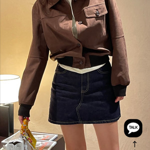 썸제이 데님 스커트쇼츠 스몰