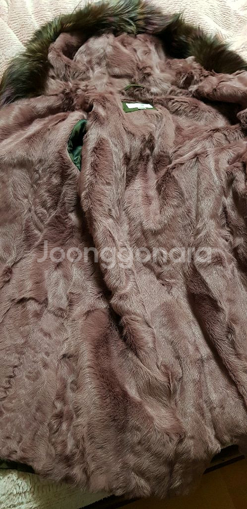 백화점브랜드 리본 야상--2