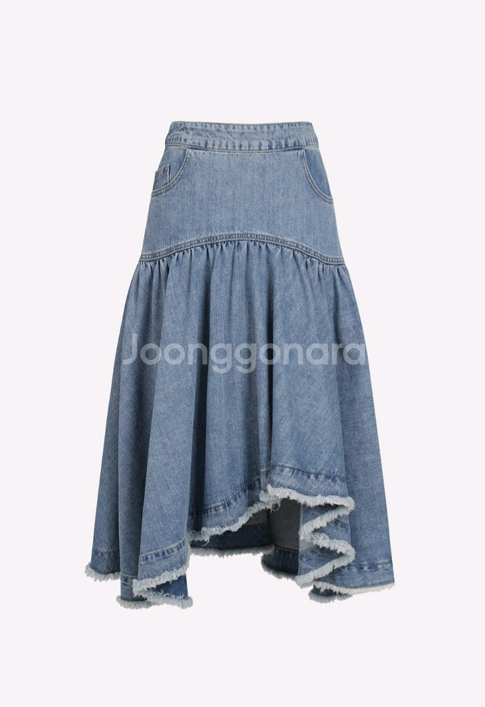 럭키슈에뜨 데님스커트--0