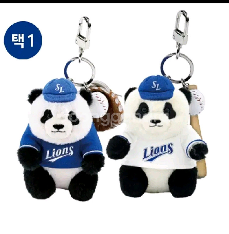 삼성라이온즈 루이후이 팝콘통 인형키링 굿즈 kbo 야구--1