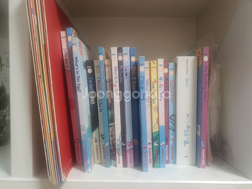 잉글리쉬 에그 스텝1 책 전권, CD 1,2,9,10--0