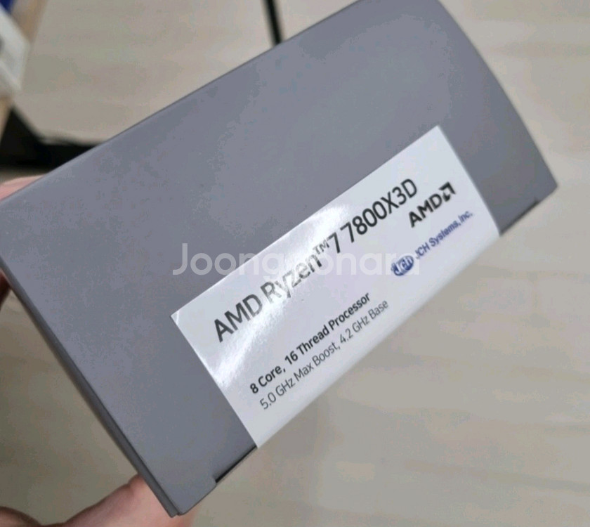 7800x3d cpu 미개봉 새제품 천안 직거래--0