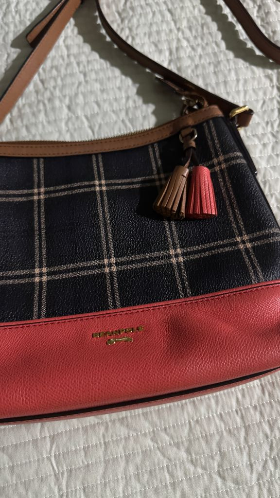 빈폴 가방 핑크 브릿 미니 파우치백 BE71D3W71X--1