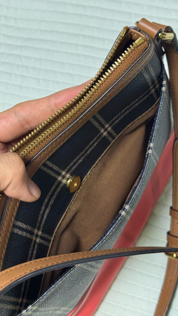 빈폴 가방 핑크 브릿 미니 파우치백 BE71D3W71X--5