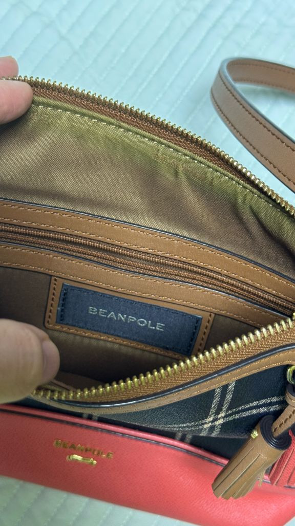 빈폴 가방 핑크 브릿 미니 파우치백 BE71D3W71X--4