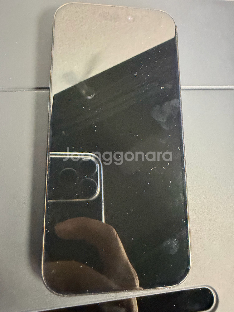 아이폰15프로 블랙티타늄 128G--1