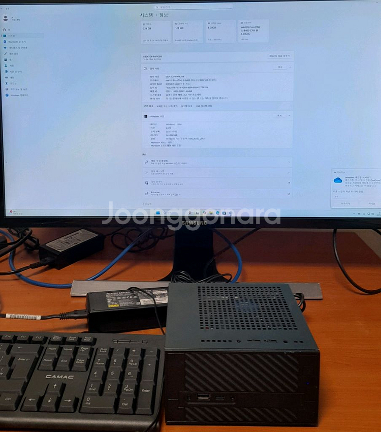 애즈락 데스크미니 미니본체 17만원i5 8400--0