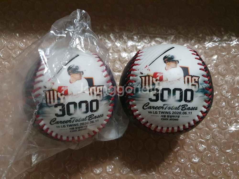 KBO 레전드 최정 3000루타 기념구 포토볼--0