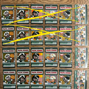 파파존스 쿠키런킹덤 쿠킹덤 콜라보 카드 A세트