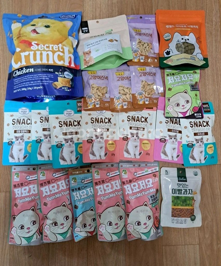 고양이 간식과자 일괄--0