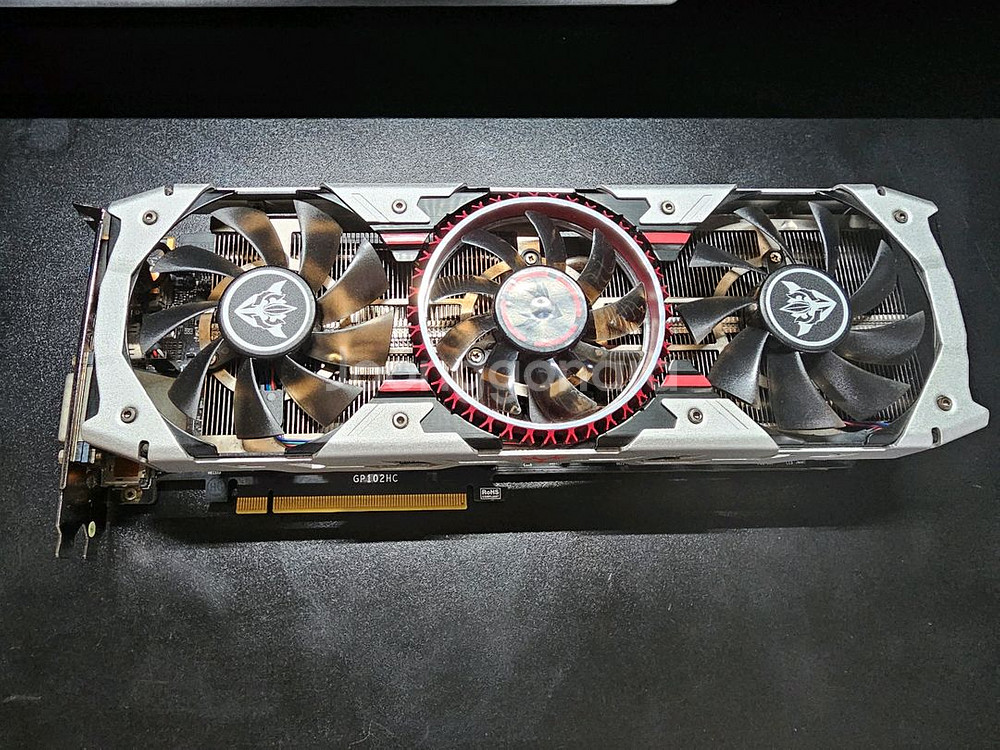 고장난 igame 1080 ti 그래픽카드 팝니다--0