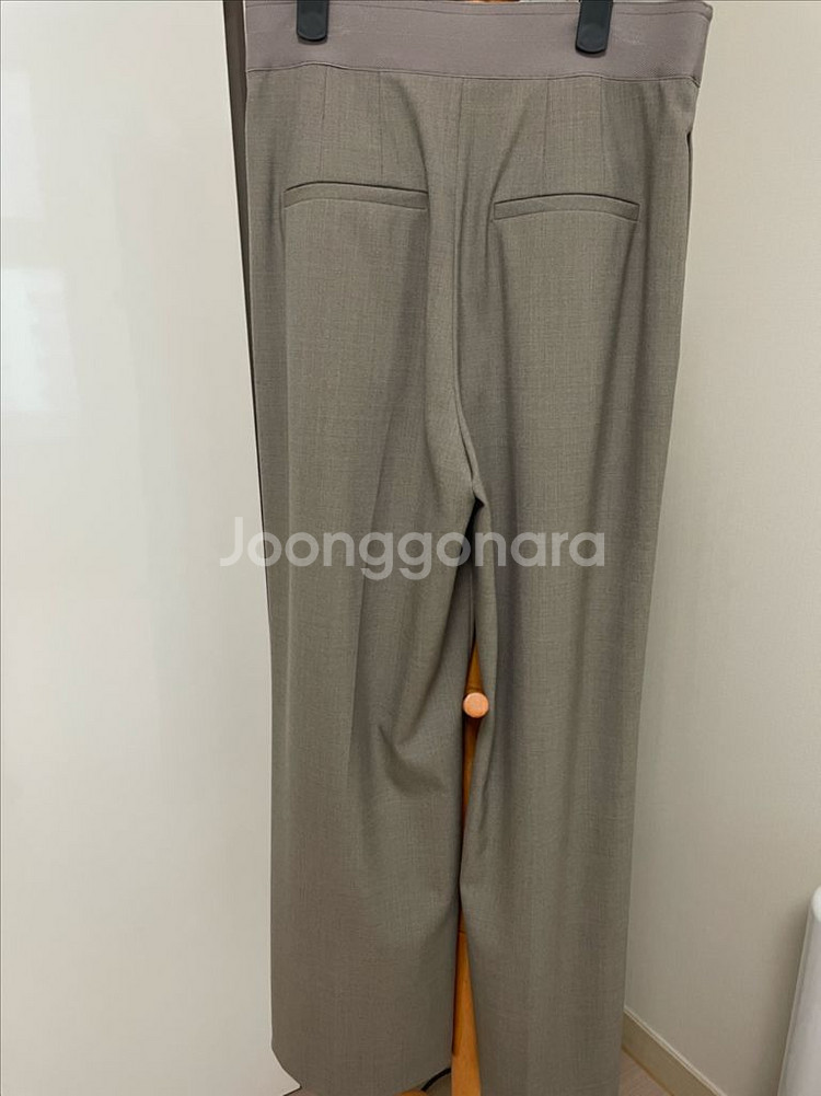 타임 백밴딩 와이드 팬츠--1