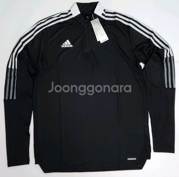 XL/아디다스 티로21 집업 트레이닝탑 긴팔 티셔츠--2