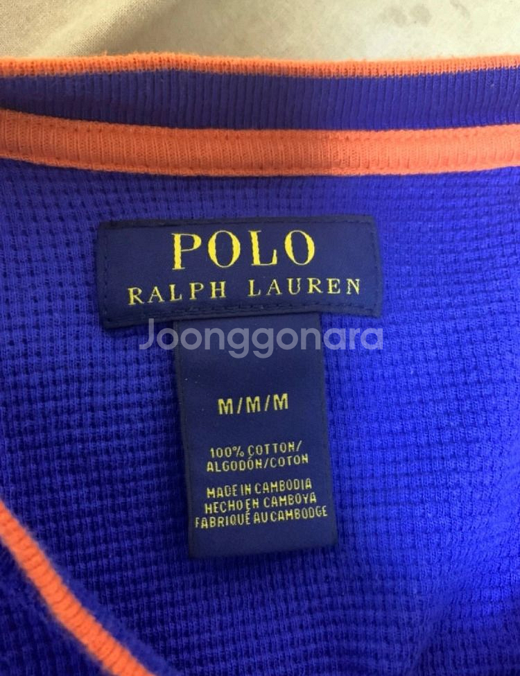 폴로 랄프로렌 맨투맨 M--2