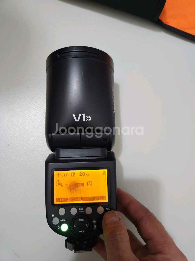 Godox V1c 캐논전용 라운드 헤드 카메라 플래시--0