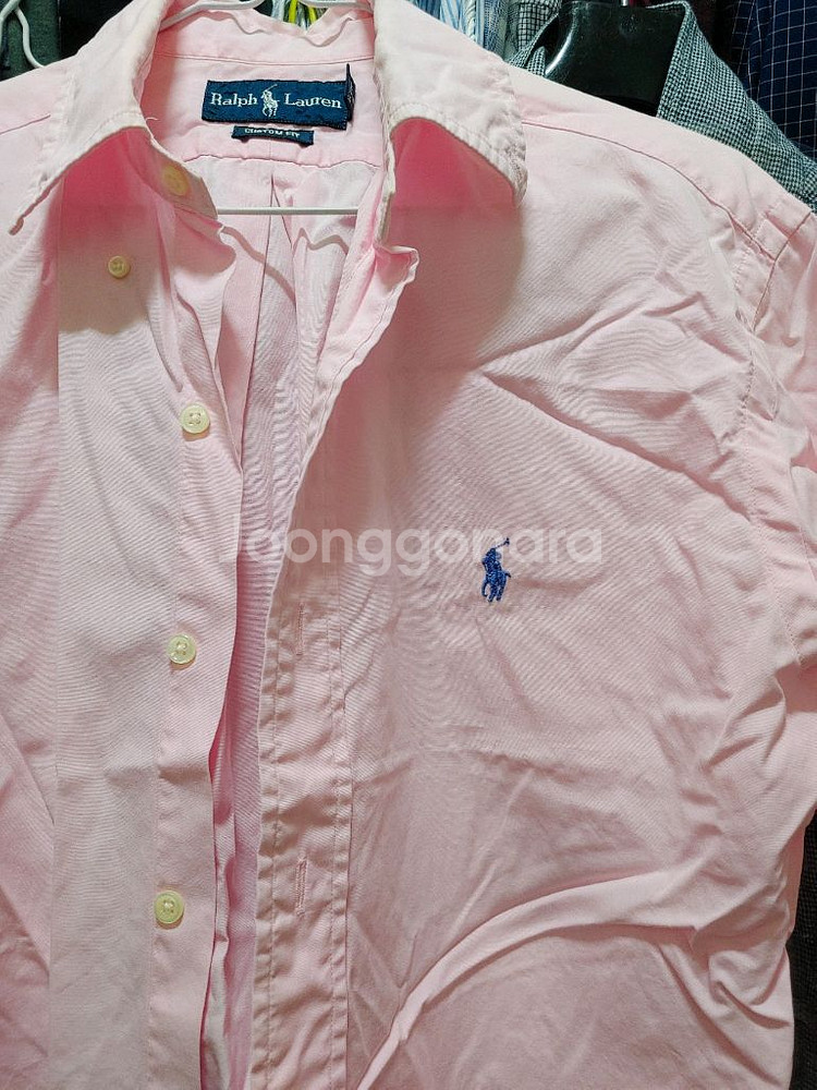 폴로 핑크색 셔츠--2