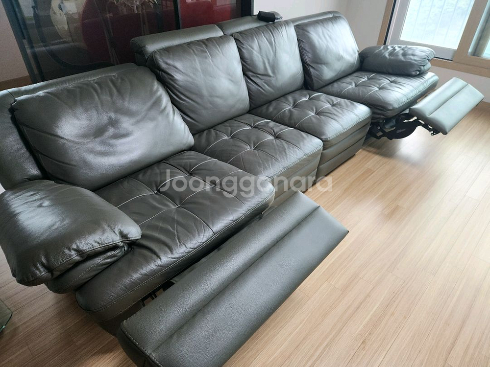 한샘 4인 리클라이너 가죽 소파 판매합니다 (김포)--1