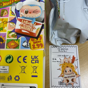 [단순개봉] 팝마트 라부부 수상한 편의점 피규어 볶음면