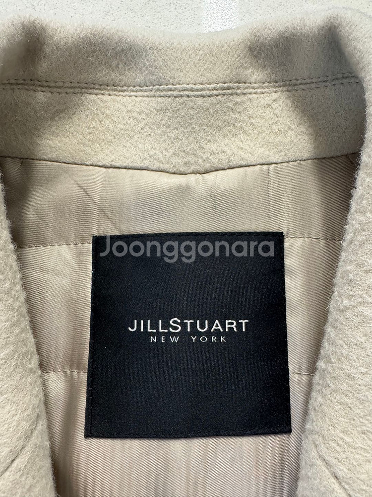 질스튜어트 뉴욕 22fw 캐시미어 로브 코트--3