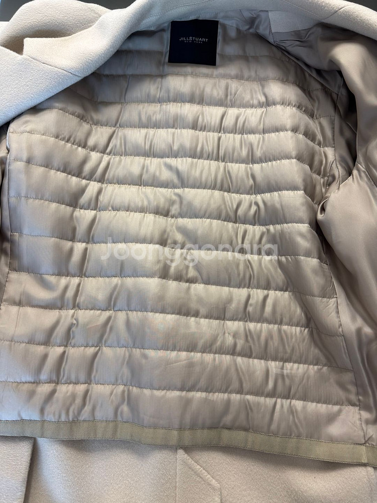 질스튜어트 뉴욕 22fw 캐시미어 로브 코트--4