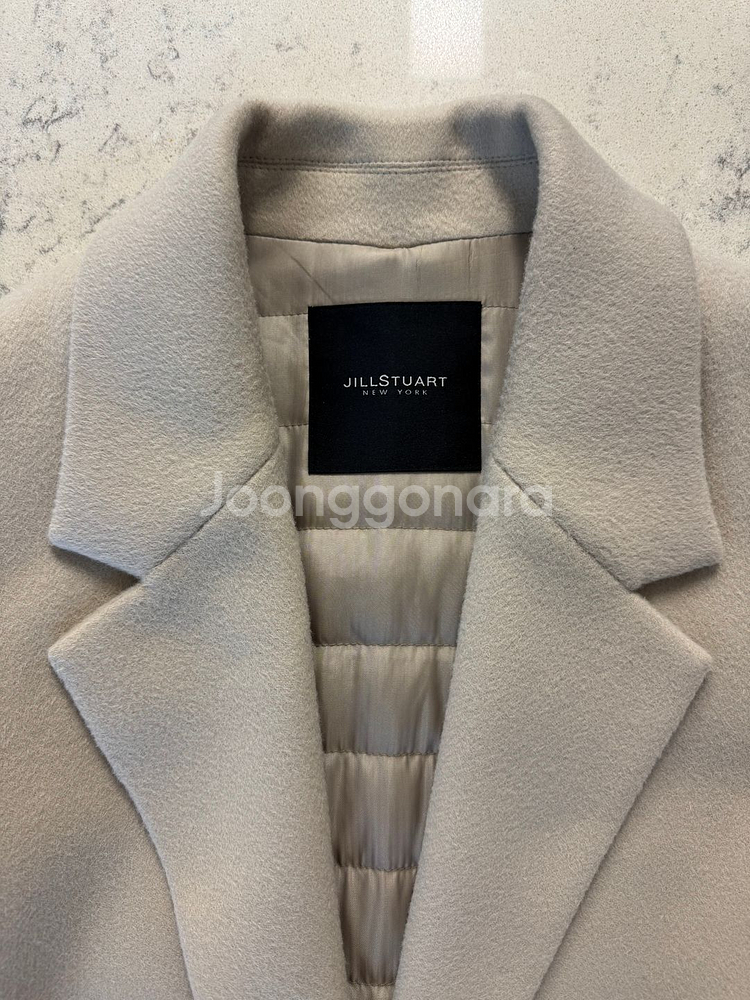 질스튜어트 뉴욕 22fw 캐시미어 로브 코트--2