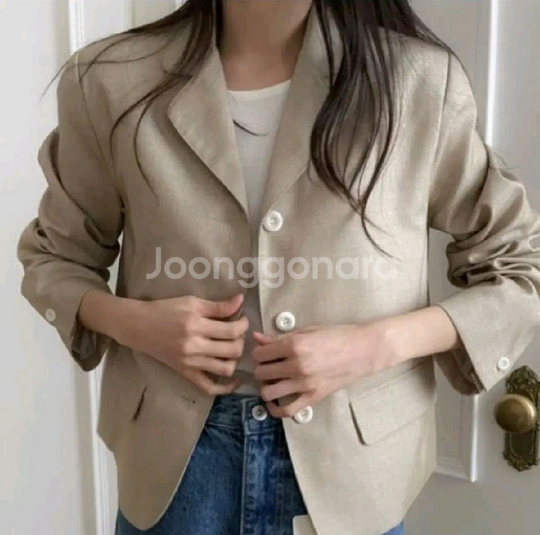 드온도 베이지 자켓--0