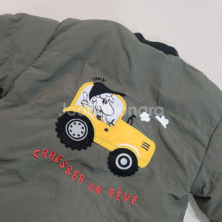 치크 양면 패딩점퍼 130 140--5