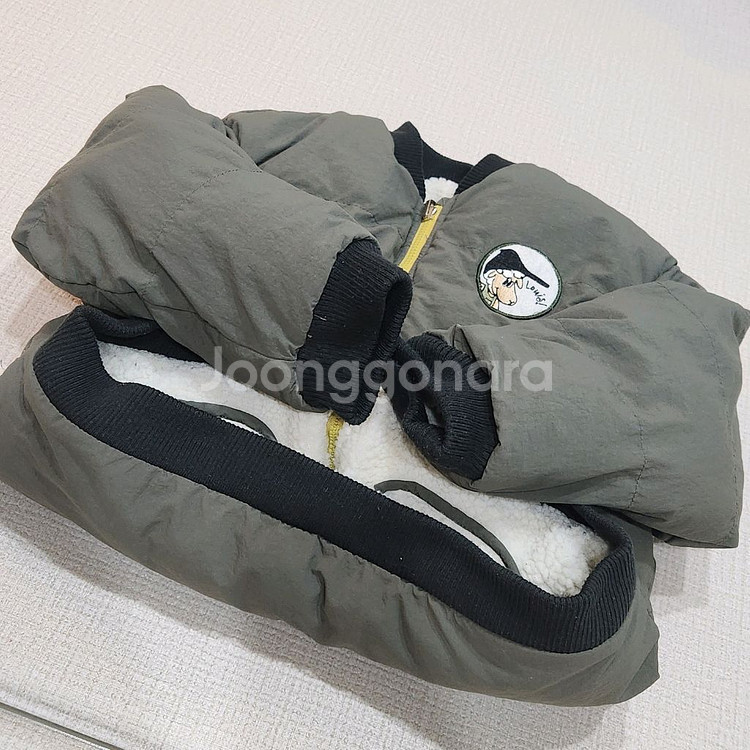 치크 양면 패딩점퍼 130 140--3