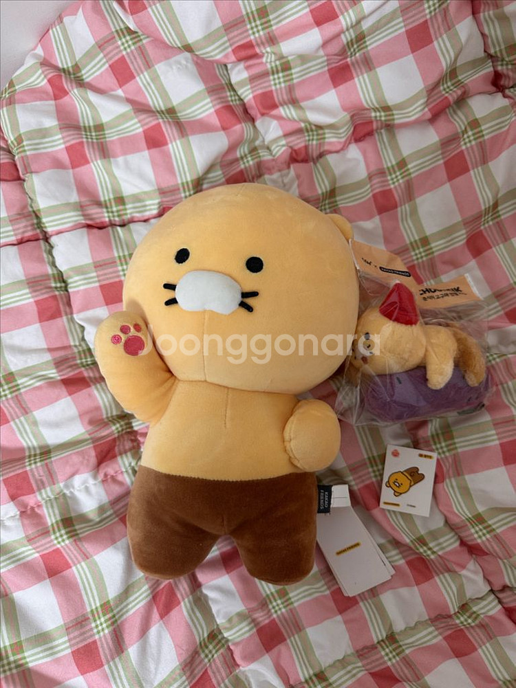 춘식이 인형, 키링, 띠부씰 세트--0