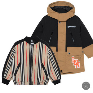 버버리 키즈 패딩+ 롱자켓