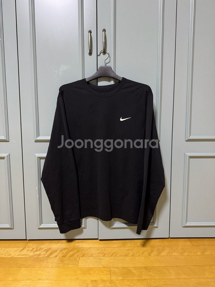 나이키 uv 하이버스 드라이핏 롱슬리브 블랙 XXL 새--0