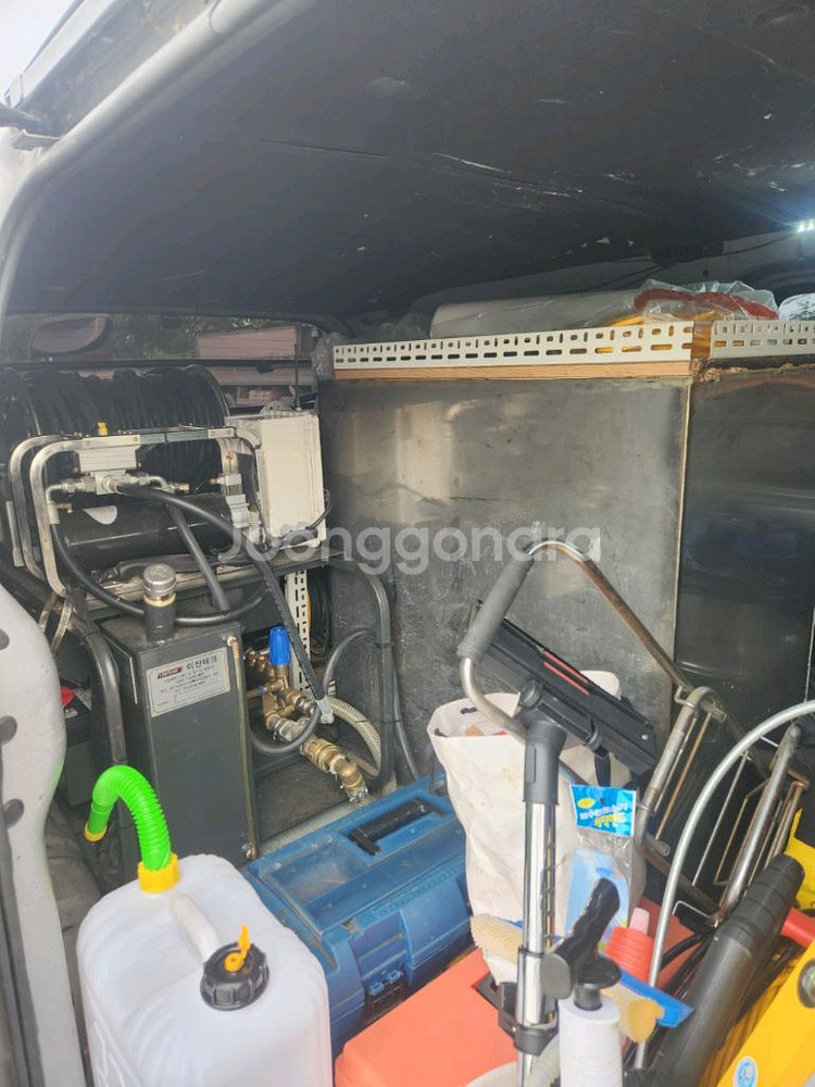 고압세척기 스타렉스 3밴 차량 팝니다--3
