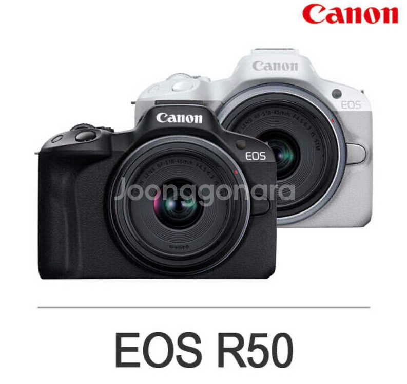 정품등록5만원 캐논 EOS R50 18-45렌즈킷--0