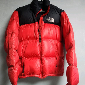 노스페이스 눕시 700 레드 블랙 90