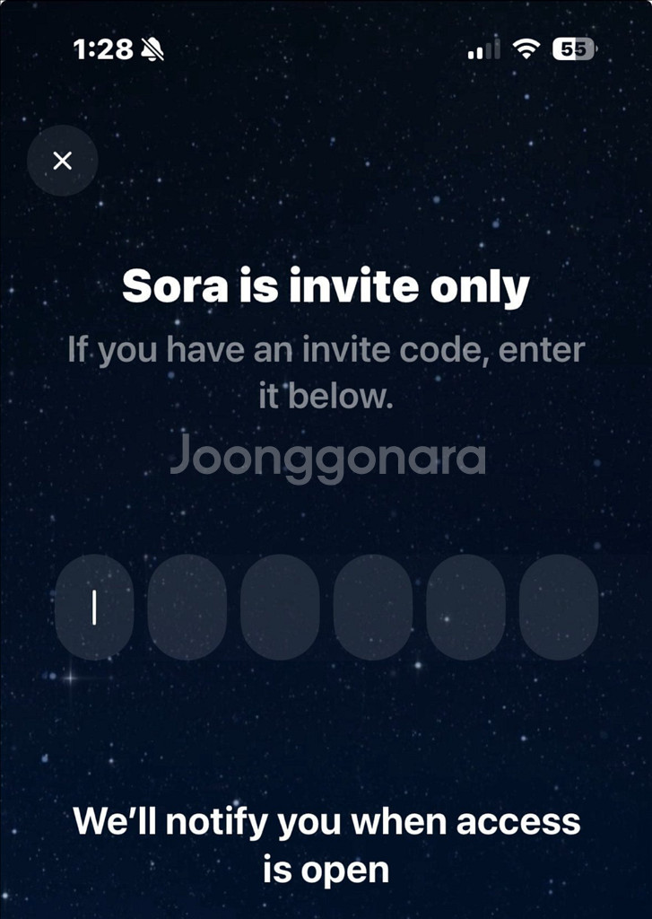 소라2 앱 초대 코드 sora2--0
