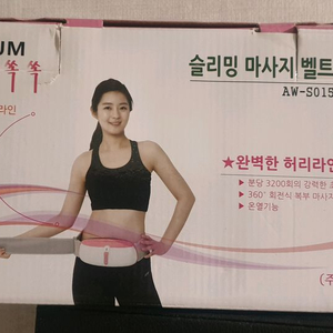 뱃살쏙쏙 슬리밍 마사지벨트 AW-S015 복부 마사지기
