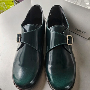 하루타 237 일본 수제 소가죽 여성구두 그린 240