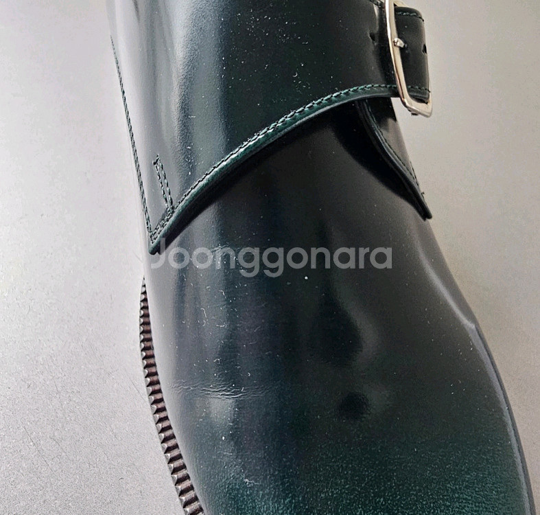 하루타 237 일본 수제 소가죽 여성구두 그린 240--7