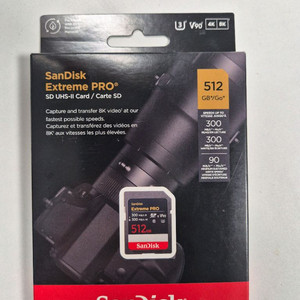 [미개봉]샌디스크 512GB V90 UHS2