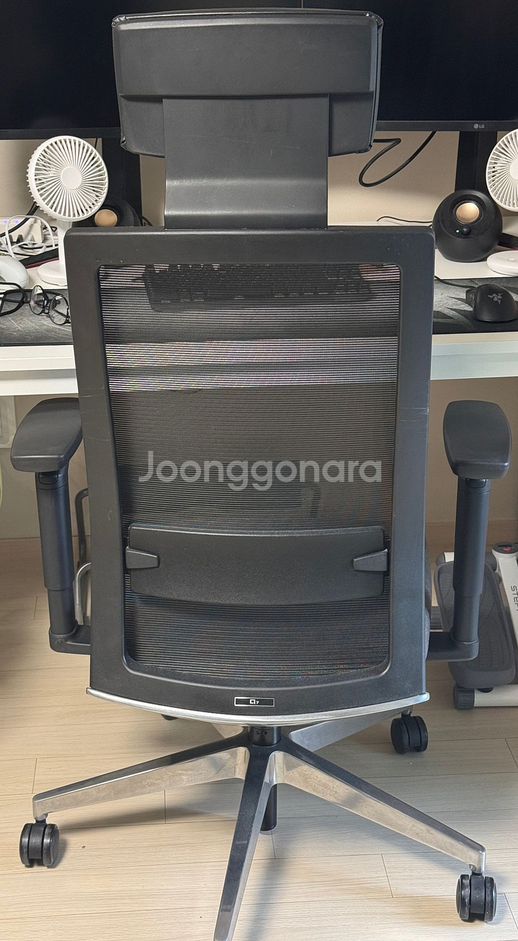 듀오백 컴퓨터 의자 (애쉬그레이)--1