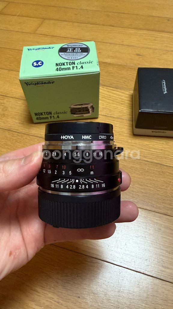 보이그랜더 녹턴 클래식 40mm F1.4 SC 팝니다--1