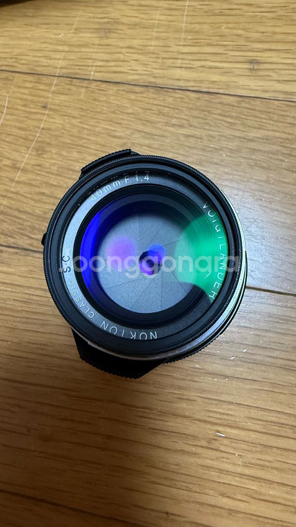 보이그랜더 녹턴 클래식 40mm F1.4 SC 팝니다--3