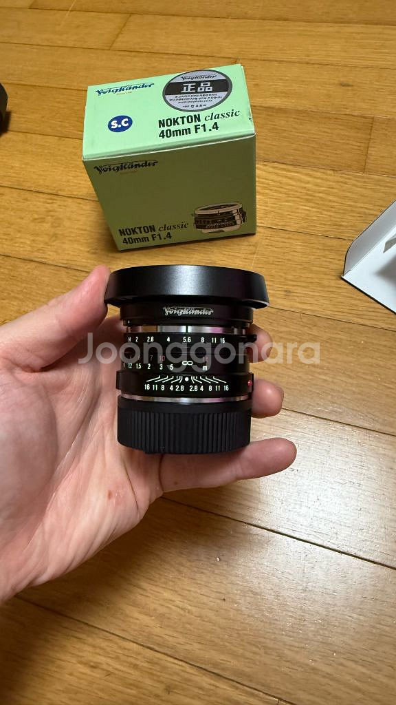 보이그랜더 녹턴 클래식 40mm F1.4 SC 팝니다--8