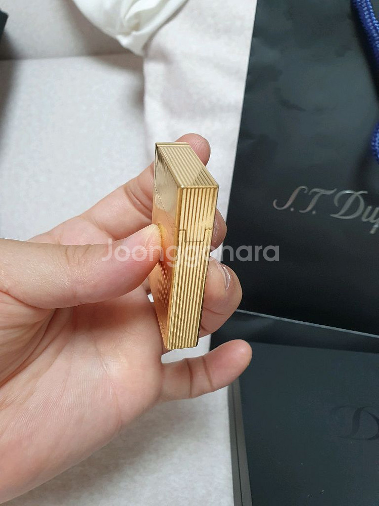 정품 듀퐁라이터 라인2 ca18237 개츠비 금장 듀퐁--4