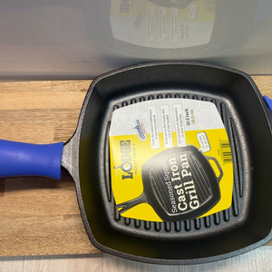 롯지 사각 그릴팬 10.5인치 26.6cm 주물 그릴팬