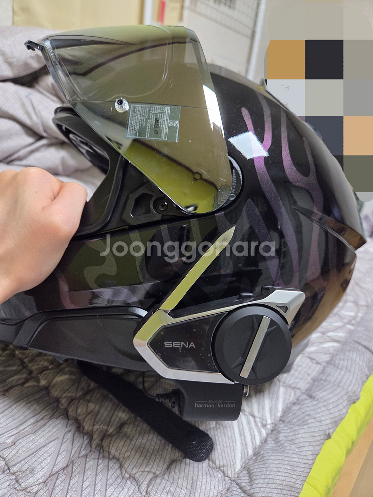 HJC I71 풀페이스 헬멧 + 세나50s 하만카돈--2