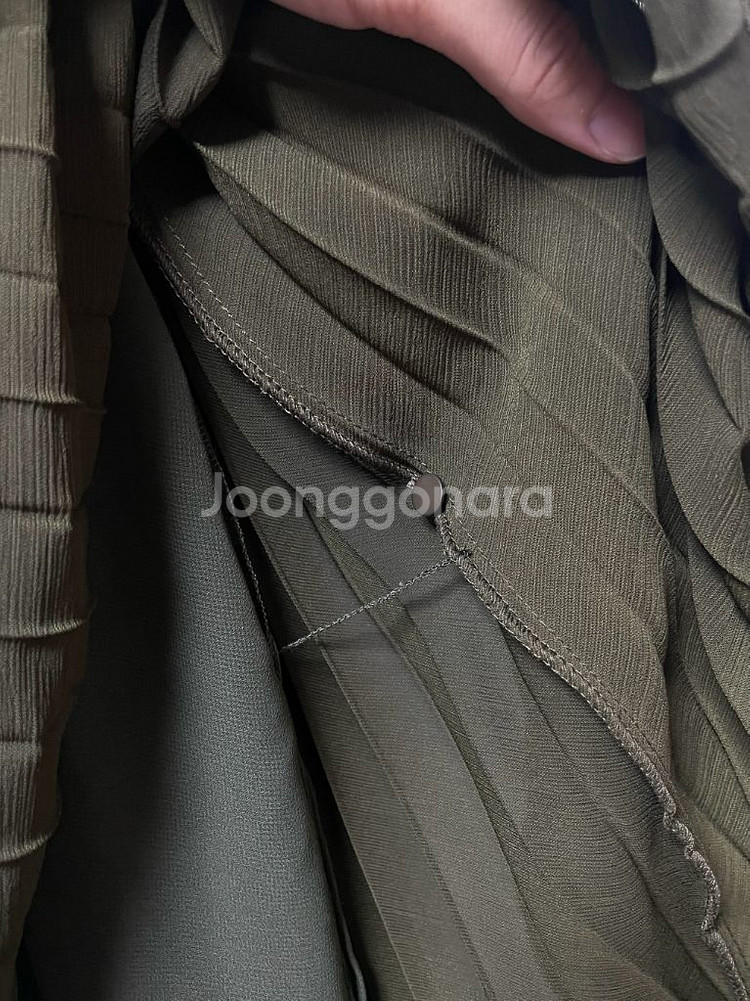 닥스 레이디스 스카프 세트 아코디언 플리츠 원피스 플플--7