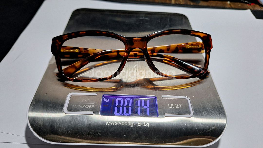 클래식 브라운 호피 일본 빈티지 안경테 레트로--0